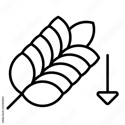 Low Carb Diet Line Icon