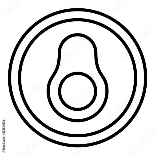 Keto Diet Line Icon