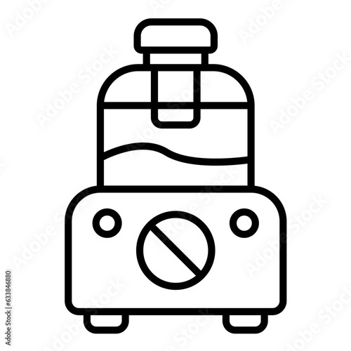 Food Processor Line Icon