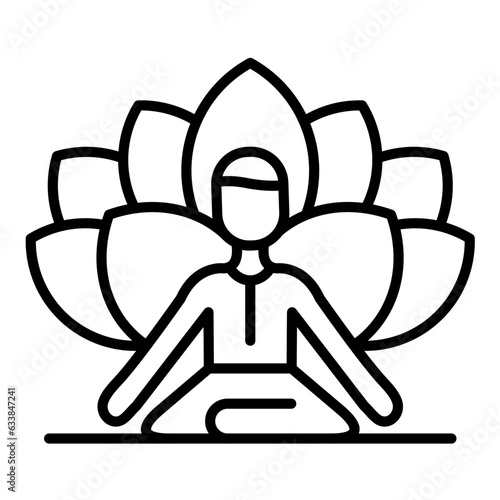 Retreat Line Icon