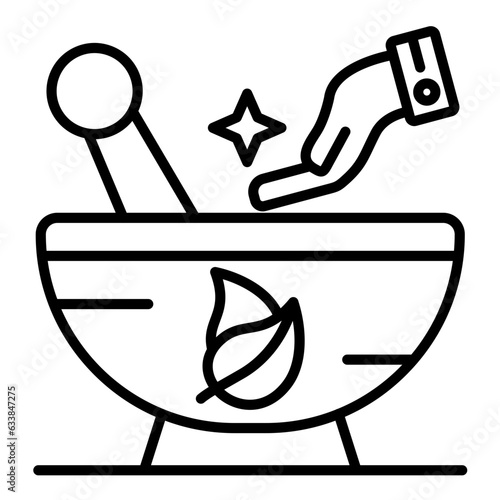 Naturopathy Line Icon