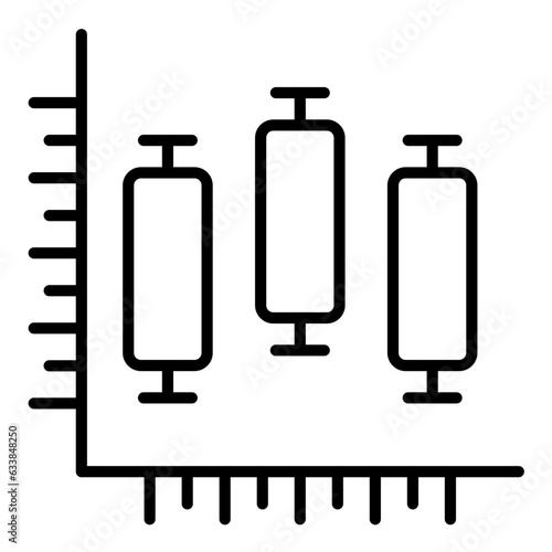 Box And Whisker Line Icon
