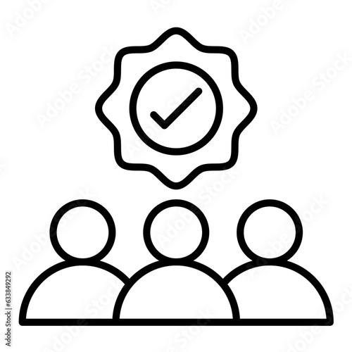 User Friendly Line Icon