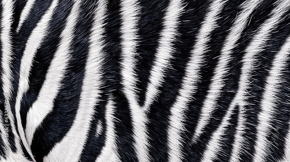 Zebra animal skin texture. Generative AI Zebra animal skin texture. Generative AI