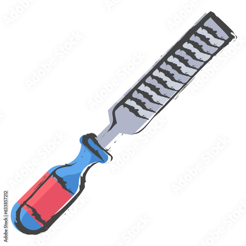Hand drawn File illustration icon