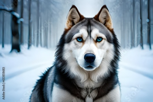 siberian husky dog