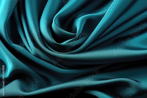 Wallpaper Mural Smooth elegant blue silk or satin luxury cloth texture can use as abstract background. Luxurious background design Torontodigital.ca