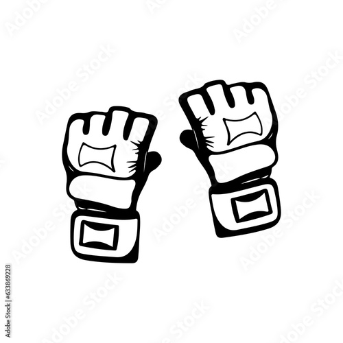 vector illustration of a pair of boxing gloves