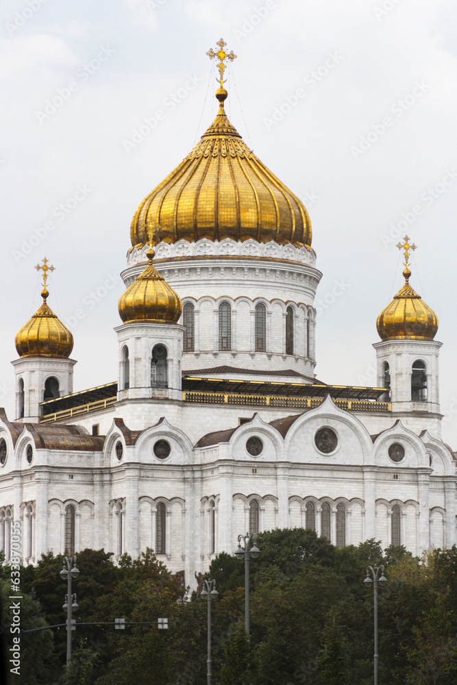 The Cathedral of Christ the Savior. Moscow, Russia