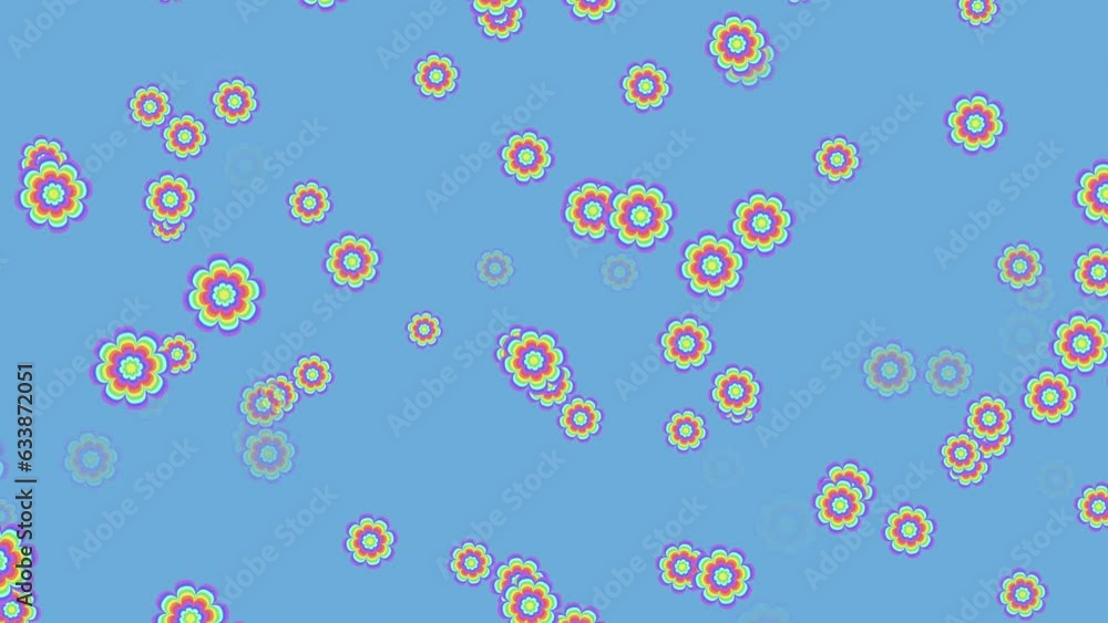 flowers loop background flowers loop background