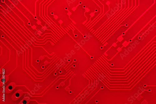 printed circuit. layout of tracks