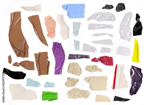 tape decorative element and cardboard