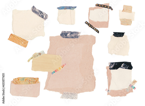 sticky notes made with cardboard