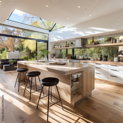 Magnificent modern kitchen,...