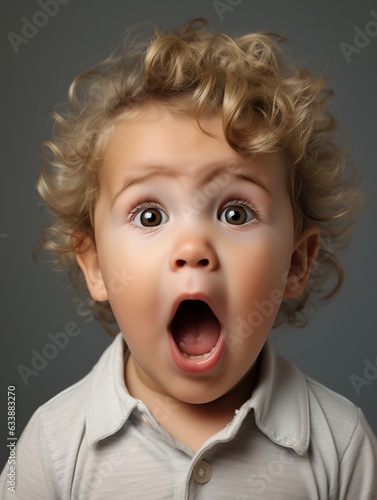 surprised little kid, gener...