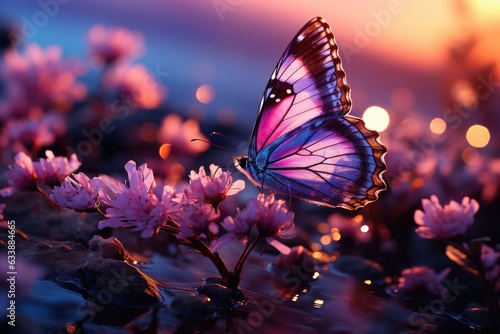 butterfly on flower © Helena