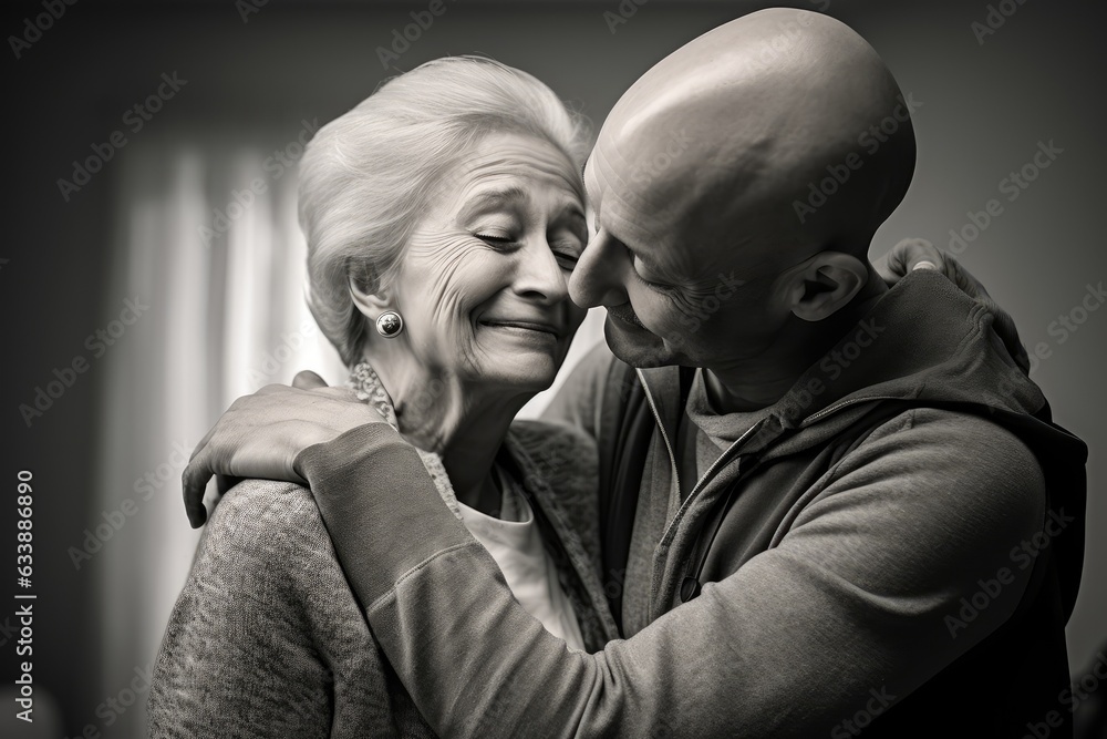 Embracing Resilience. A Woman Battling Breast Cancer Receives a Tight Hug from Someone Special. The Fight for Health and Resilience
Embracing Resilience. A Woman Battling Breast Cancer Receives a Tight Hug from Someone Special. The Fight for Health and Resilience
