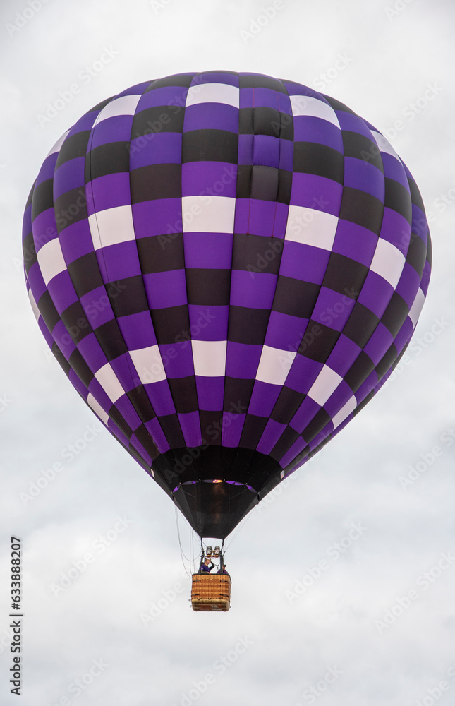 Hot Air Balloon Festival with colorful balloons