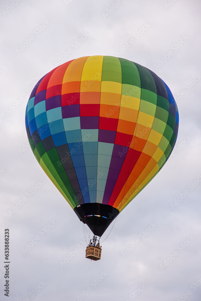 Hot Air Balloon Festival with colorful balloons