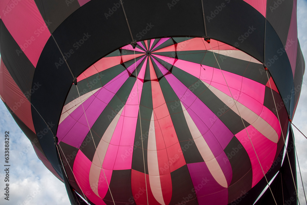 Fototapeta premium Hot Air Balloon Festival with colorful balloons