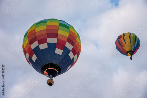 Hot Air Balloon Festival with colorful balloons