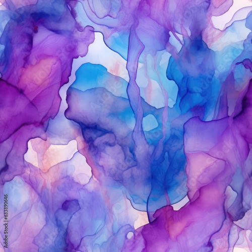 Abstract watercolor art background, watercolor wallpaper. Design wrapping paper, wallpaper. Mixing watercolor paints. Post-processed generative AI © ahsart