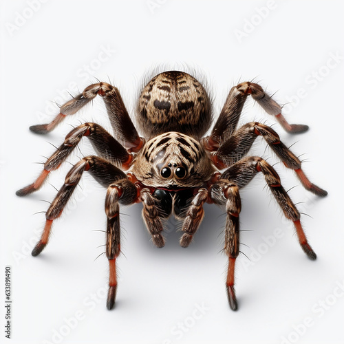 Spider Silhouette on Transparent Background