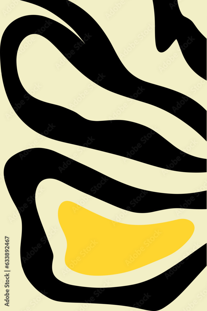 Obraz premium Assorted Simple Minimalist Modern Abstract Shape Wall Art Poster Background