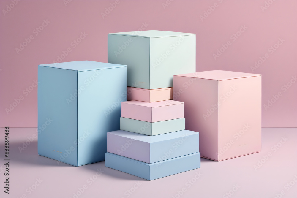 pink and white boxes pink and white boxes