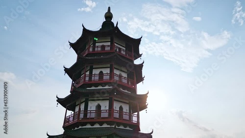 China Nanchang Shengjin Pagoda, ancient architectural pagoda photo