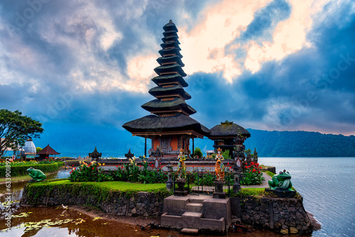 Pura Ulun Danu Beratan or Pura Bratan is a Hindu temple on a lake Beratan in Bali, Indonesia.