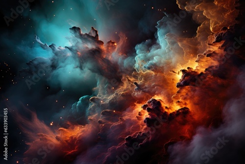 Starry Horizons of Imagination  Hypnotic Cosmic Landscapes Enriched by Nebulae  Stars  and Galaxies  Igniting the Cosmic Creativity Behind Stellar-Themed Design Creations and Artistic ComGenerative AI
