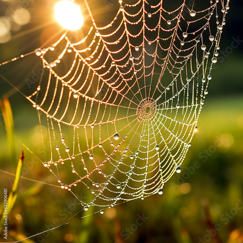 spider web with dew © ilyes