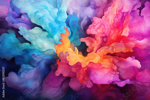 Brushstrokes of Emotion: Infusing Design Narratives with Vibrant and Fluid Watercolor-Inspired Backgrounds, A True Artistic Odyssey Generative AI