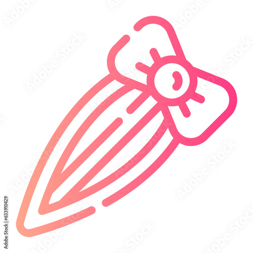 hairpin Line Gradient Icon