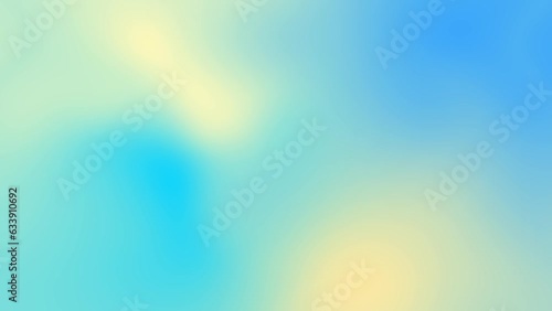 Animated gradient motion background with a light yellow cyan color combination