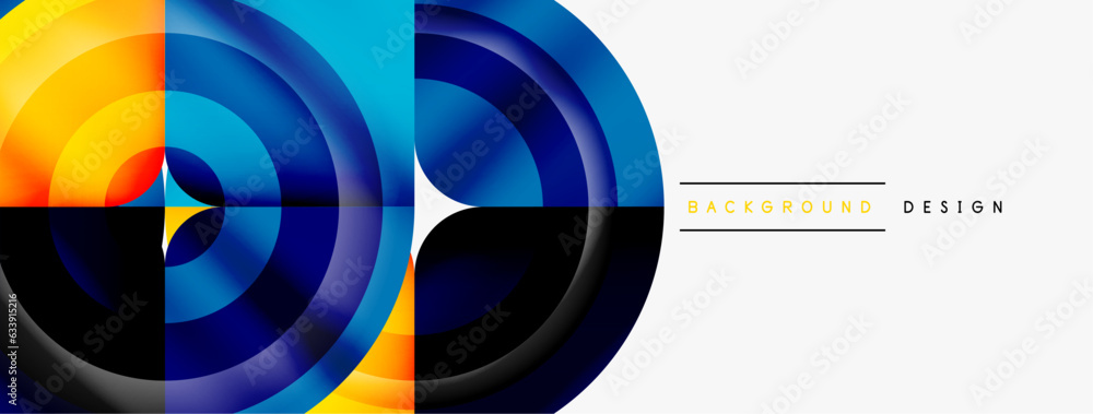 Circle abstract background. Wallpaper, banner, background, landing page, wall art, invitation, print, poster Circle abstract background. Wallpaper, banner, background, landing page, wall art, invitation, print, poster