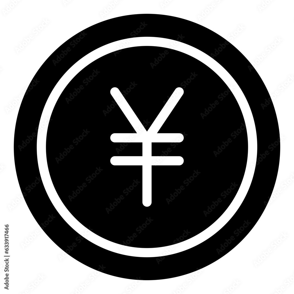 Coin, Currency, Yuan, Money, Finance, Cash, Payment Icon, Glyph style icon vector illustration, Suitable for website, mobile app, print, presentation, infographic and any other project. Coin, Currency, Yuan, Money, Finance, Cash, Payment Icon, Glyph style icon vector illustration, Suitable for website, mobile app, print, presentation, infographic and any other project.