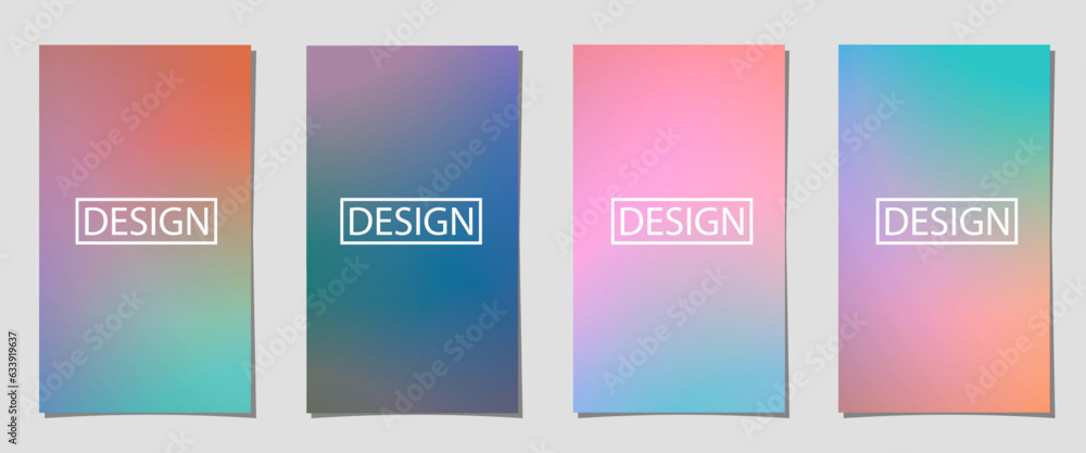 Colorful gradient background. Modern abstract covers set. Cool gradient shapes composition. Eps10 vector. Minimal covers design. Colorful gradient background. Modern abstract covers set. Cool gradient shapes composition. Eps10 vector. Minimal covers design.