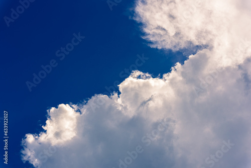 beautiful blue sky with clound background