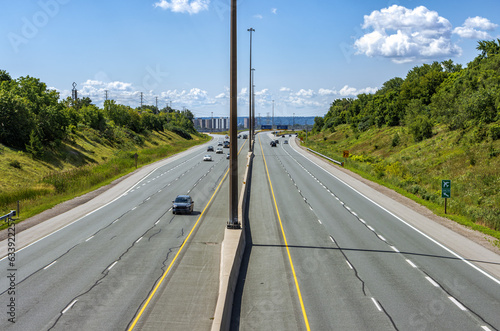 Highway 407 ETR west of Burlington. photo