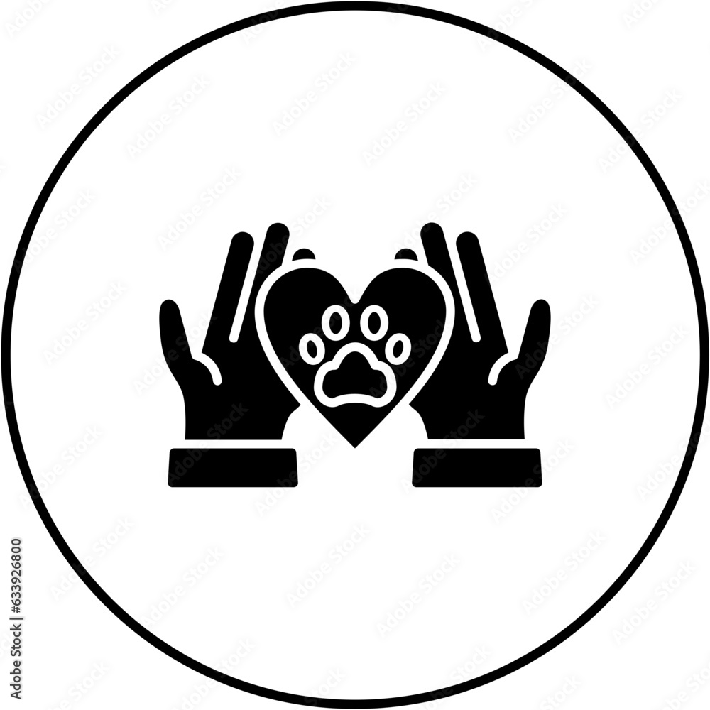 Fototapeta premium Animal Care Icon