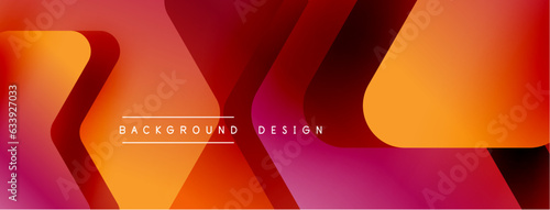 Energetic geometric background featuring an array of dynamic arrows in harmonious motion, evoking sense of speed, agility and purposeful flow