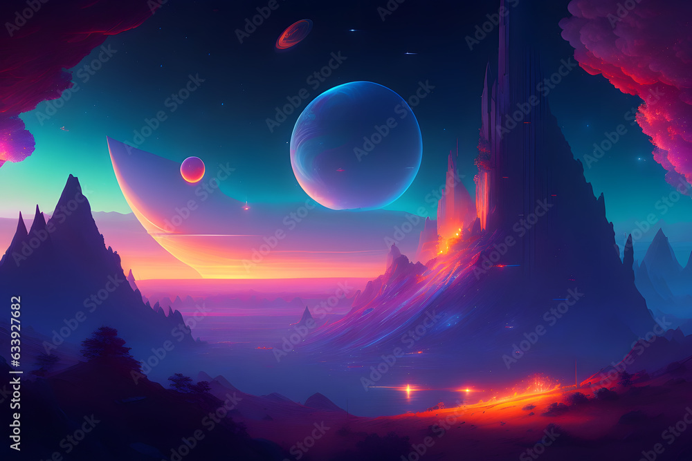 メタバース空間、仮想世界、夢の世界|metaverse space, virtual world, dream world. Generative AI メタバース空間、仮想世界、夢の世界|metaverse space, virtual world, dream world. Generative AI