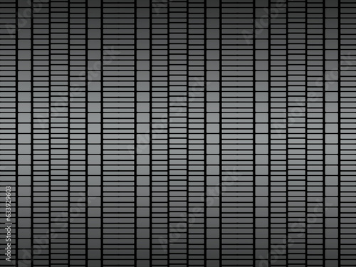 Black metal texture steel background. Perforated metal sheet.