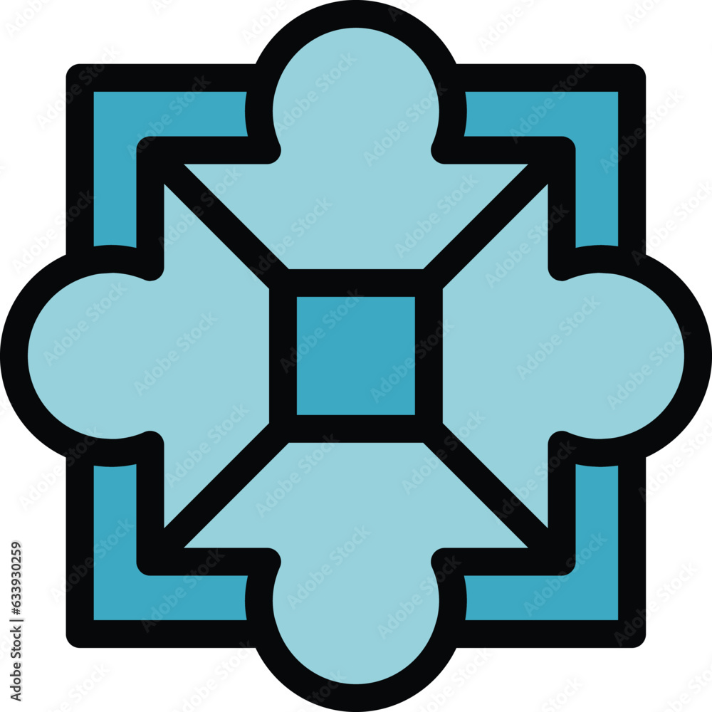 Drill tv mount icon outline vector. Wall bracket. Cinema service color flat Drill tv mount icon outline vector. Wall bracket. Cinema service color flat