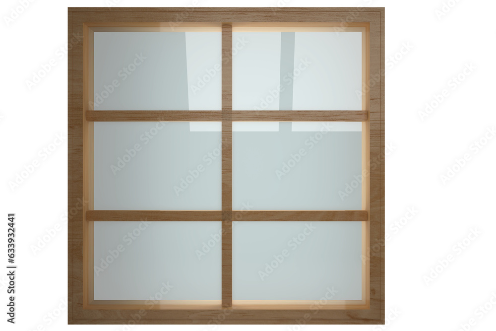 Digital png illustration of wooden window on transparent background Digital png illustration of wooden window on transparent background