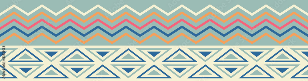Native american ethnic and indigenous seamless horizontal ornament. Authenticity and aboriginal illustration. Design for indigenous carpet, boho and batik. Native american ethnic and indigenous seamless horizontal ornament. Authenticity and aboriginal illustration. Design for indigenous carpet, boho and batik.