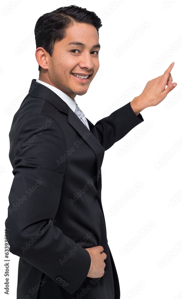 Digital png photo of biracial businessman on transparent background Digital png photo of biracial businessman on transparent background