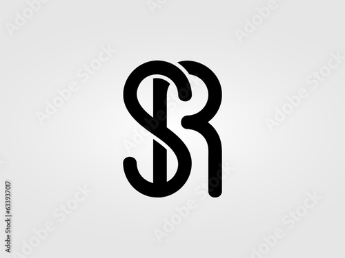 Wallpaper Mural Initial SR letter Logo Design vector Template. Monogram, lettermark SR logo Design Torontodigital.ca